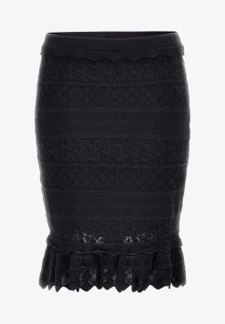 Guess AUS POINTELLE - Bleistiftrock - Weiß -Frauen Geschäft d9d79a42dd3d443895711bea6a33fb81