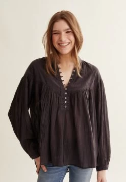 BOB - Bluse - Charcoal 11 BOB - Bluse - Charcoal -Frauen Geschäft da8efe37bbea4d87b842391b08409bcd