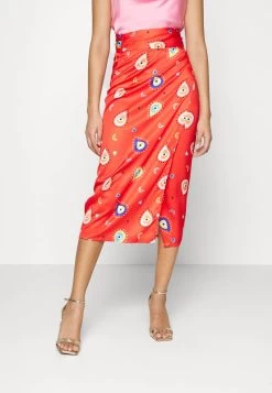 JASPRE - Bleistiftrock - Red