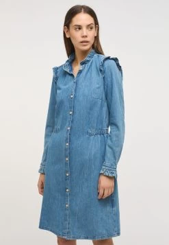 Mustang Jeanskleid - Blau -Frauen Geschäft dbbd27cb20294393bcd66cdf69ca39c8 1