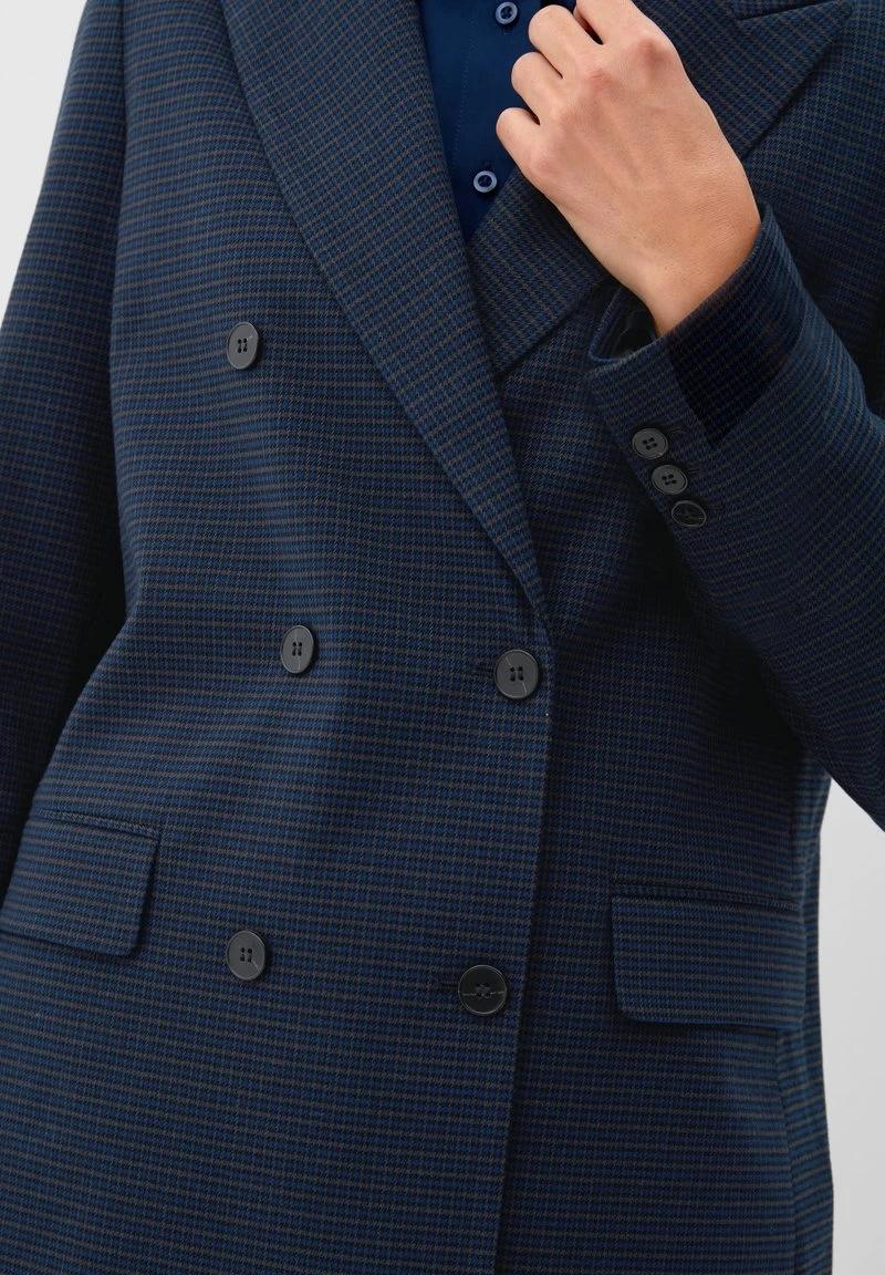 S.Oliver KARIERTER - Kurzmantel - Schwarz 6 S.Oliver KARIERTER - Kurzmantel - Schwarz – Bild 4