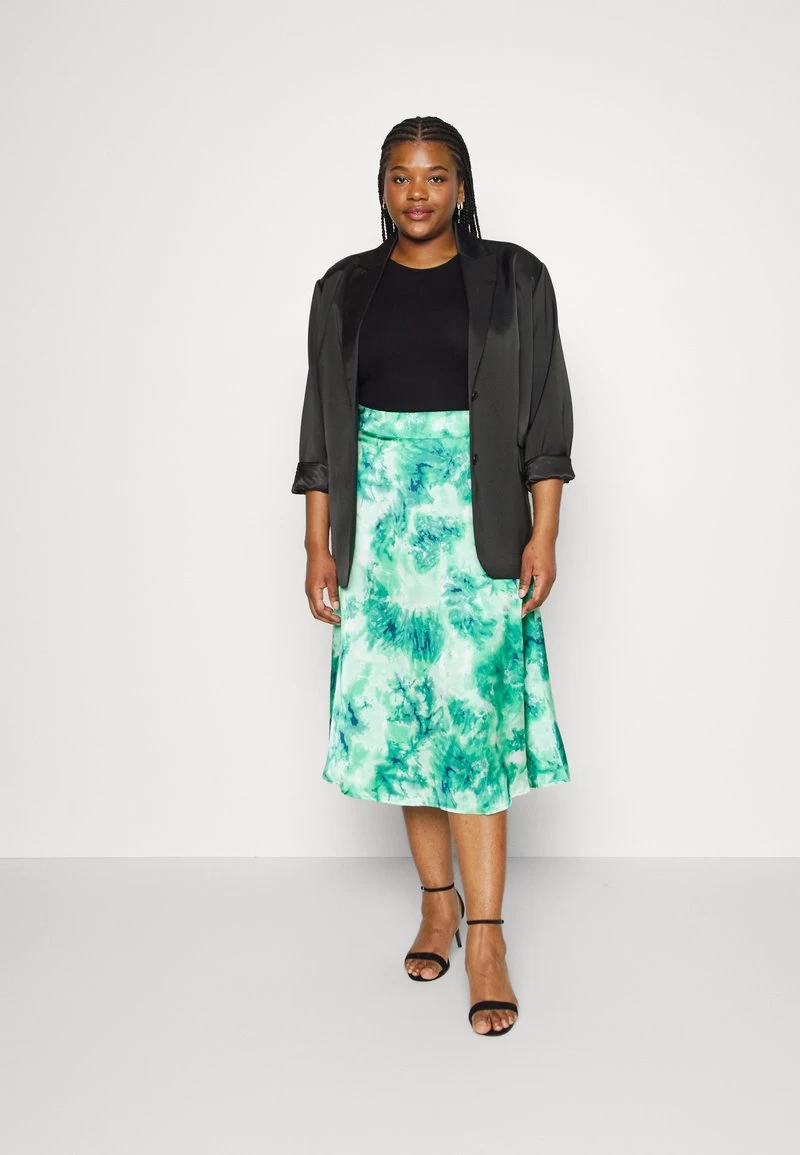 OBJSUMAI CELESTE SKIRT - A-Linien-Rock - Fern Green 4 OBJSUMAI CELESTE SKIRT - A-Linien-Rock - Fern Green – Bild 2