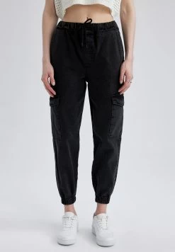 DeFacto Jeans Tapered Fit - Anthracite -Frauen Geschäft dc84d6969c87488da69e1cf725040eb6 1