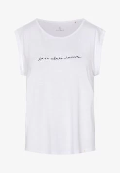 KOMFORT-PASSFORM - T-Shirt Print - White -Frauen Geschäft e07f54c10013448b954c66746db71926