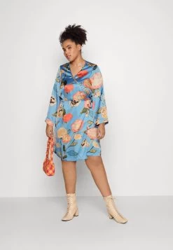 Vero Moda Curve VMRENEE SHORT DRESS - Freizeitkleid - Little Boy Blue/renee -Frauen Geschäft e0fb30b29aba4c209fa8414ae262e440