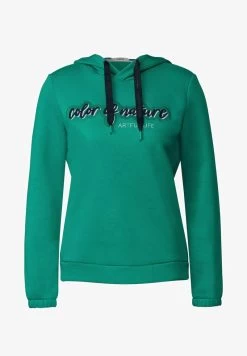 Cecil MIT WORDING - Kapuzenpullover - Grün -Frauen Geschäft e12be485129b4aa9bb2027624b5114b6