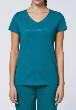 REGULAR FIT - T-Shirt Print - Deep Lagoon