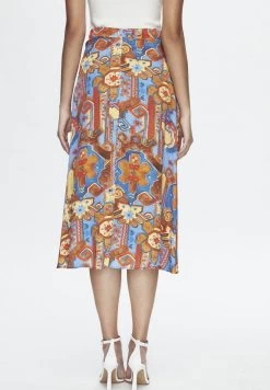 REGATTA - A-Linien-Rock - Printed Blue 10 REGATTA - A-Linien-Rock - Printed Blue -Frauen Geschäft e1d028a12b5644108f858039c5e97e18