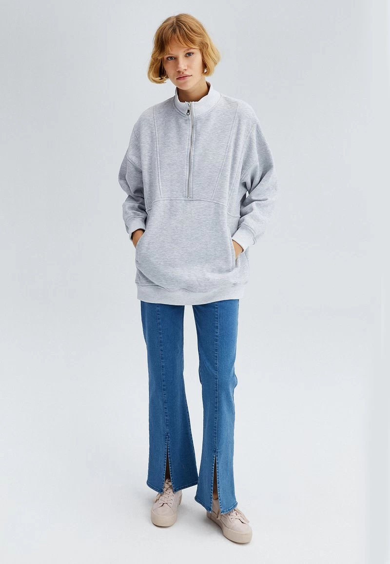 WITH ZIPPER - Sweatshirt - Grey 4 WITH ZIPPER - Sweatshirt - Grey – Bild 2