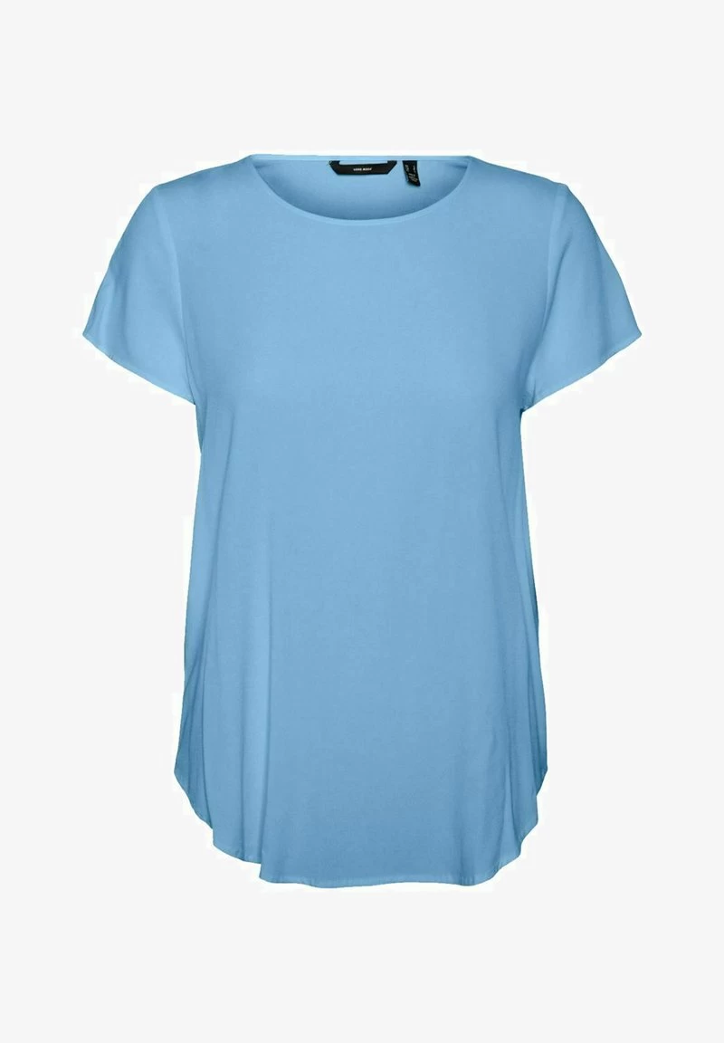 Vero Moda VMBECCA PLAIN - Bluse - China Blue 6 Vero Moda VMBECCA PLAIN - Bluse - China Blue – Bild 4