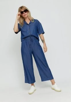 Stoffhose - Dark Blue Wash -Frauen Geschäft e4509af9b16f4db59054170fa0a9490e