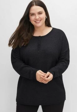 Sheego Strickpullover - Schwarz Meliert 13 Sheego Strickpullover - Schwarz Meliert -Frauen Geschäft e55565d44f444b9bbdd5a03a80918ea5 1