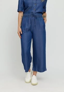 Stoffhose - Dark Blue Wash