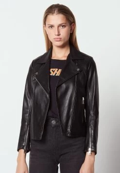 Sandro VEINARDE - Lederjacke - Noir
