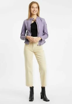 GIPSY GWJOLLIE LVANV - Lederjacke - Lavender 9 GIPSY GWJOLLIE LVANV - Lederjacke - Lavender -Frauen Geschäft e625d777d6bc40bc89333e87edcbeae6