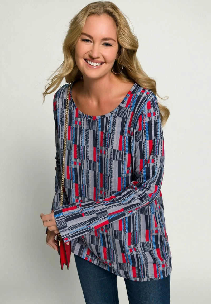 Ulla Popken Langarmshirt - Bleu Marine 5 Ulla Popken Langarmshirt - Bleu Marine – Bild 3