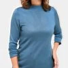 GOLDNER Strickpullover - Rauchblau