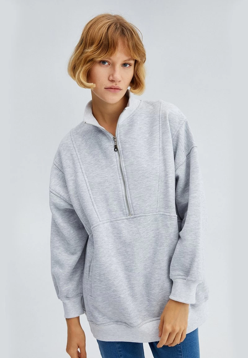 WITH ZIPPER - Sweatshirt - Grey 7 WITH ZIPPER - Sweatshirt - Grey – Bild 5