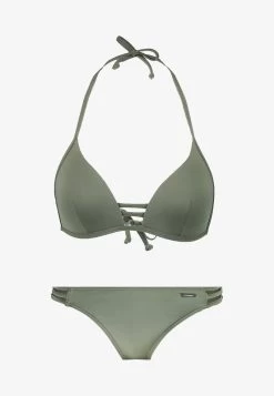 Bruno Banani TRIANGLE ALEXA SET - Bikini - Oliv -Frauen Geschäft eddf2007aff04b2e9353a712bff7b10f