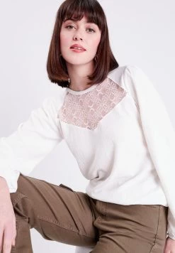 Bluse - Ecru -Frauen Geschäft f035a4271b8e4143842307a80c218aa3