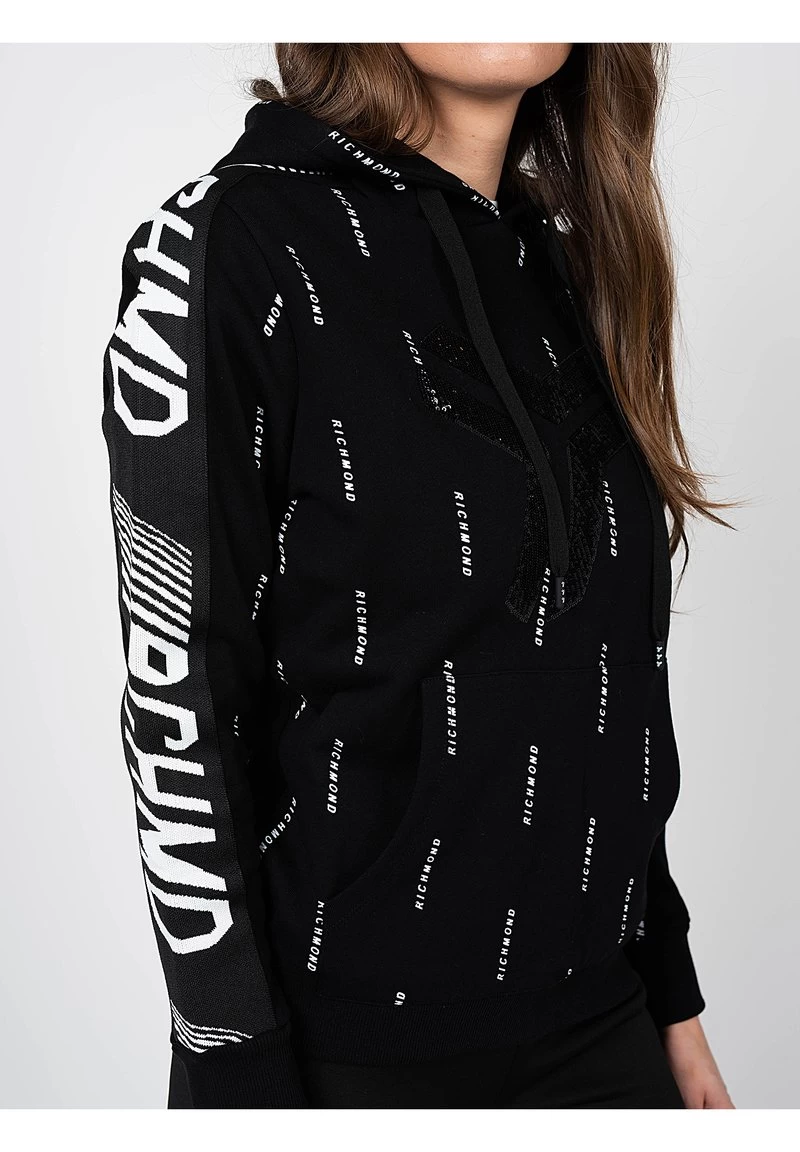 John Richmond SPORT - Kapuzenpullover - Schwarz 6 John Richmond SPORT - Kapuzenpullover - Schwarz – Bild 4