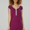 Happy Mama NURSING - Nachthemd - Mauve