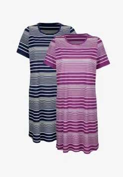 2 PACK - Nachthemd - Marineblau Fuchsia 12 2 PACK - Nachthemd - Marineblau Fuchsia -Frauen Geschäft f38feba56c634b148395d5af45b9edab 1