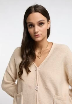 RISA MIT KNÖPFEN TEYLON - Strickjacke - Beige -Frauen Geschäft f4477b8b8f274c218e9340136dfa1b18