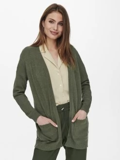 ONLY ONLLESLY OPEN CARDIGAN - Strickjacke - Kalamata/melange -Frauen Geschäft f5321a9a3baf434990b0867b83fbe41b