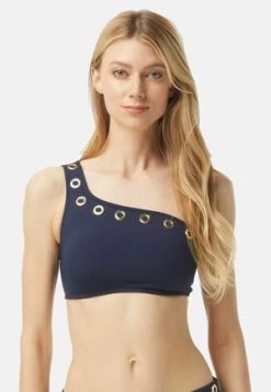 MICHAEL Michael Kors ICONIC SOLIDS - Bikini-Top - Black -Frauen Geschäft f5547ee8696b46f8baeac93d16e18be7