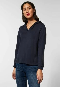 STREET ONE MIT KAPUZE - Sweatshirt - Blau