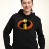 Henry Tiger PIXAR THE INCREDIBLES INCREDIBLES LOGO - Kapuzenpullover - Black -Frauen Geschäft f6d2c1275de04bdfae598b1268e6e4e0