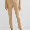 STREET ONE MIT ZIPPER - Stoffhose - Beige