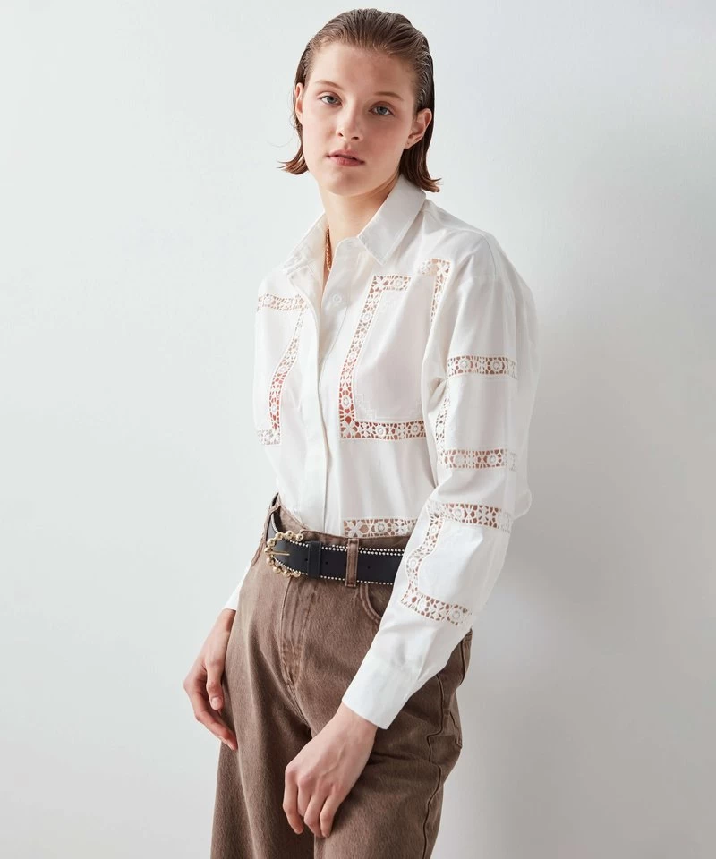 Ipekyol GUPURE DETAILED - Hemdbluse - White 7 Ipekyol GUPURE DETAILED - Hemdbluse - White – Bild 5