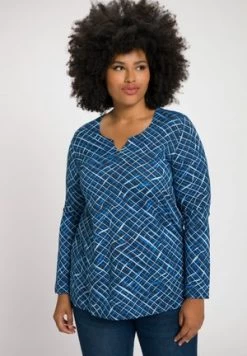 Ulla Popken Langarmshirt - Bleu Marine 13 Ulla Popken Langarmshirt - Bleu Marine -Frauen Geschäft fcae0b77423e4d14bebba4b027fefca2