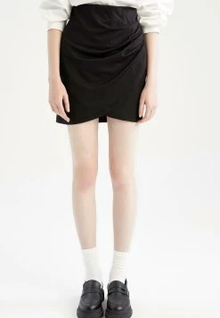 DeFacto SLIM FIT - Wickelrock - Black