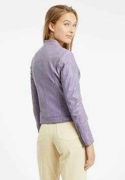GIPSY GWJOLLIE LVANV - Lederjacke - Lavender 10 GIPSY GWJOLLIE LVANV - Lederjacke - Lavender -Frauen Geschäft fea2904b4a4047b7afdb8e35297e9160
