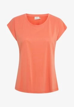 Kaffe KALISE MARIE - T-Shirt Basic - Vermillion Orange -Frauen Geschäft ffc30d78eefd4bd386925615f1a6a190